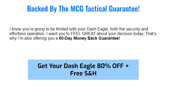 Review: The MCG Tactical Dash Eagle Dash Camera