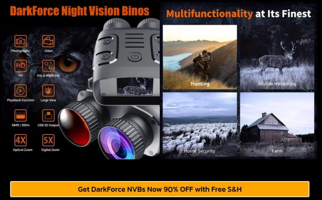 Review: MCG Tactical Dark Force Night Vision Binoculars (NVBs)