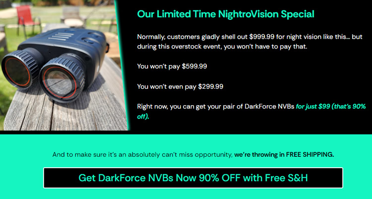 MCG Tactical Dark Force NVB | Night Vision Binoculars Review Under $100