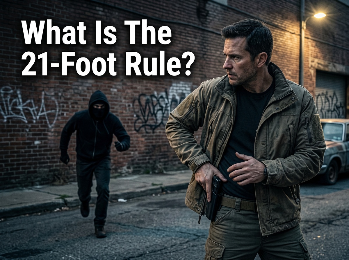 What Is the 21-Foot Rule? The Tueller Drill, Reaction Time, and the Tac Gear That Earns Its Spot in the Fight